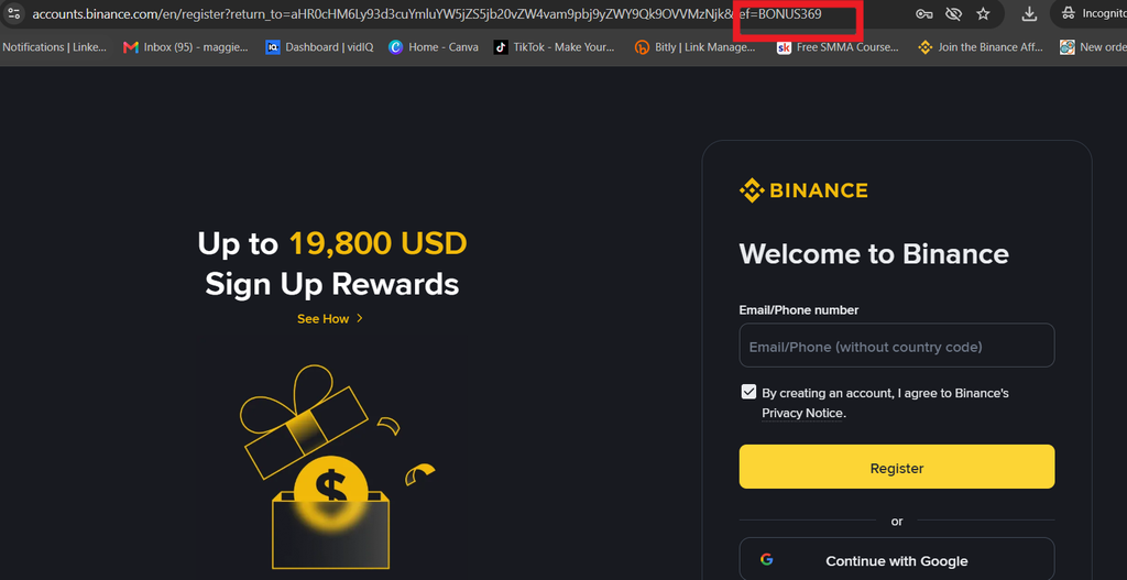 Binance referral code 2026 (BONUS369) with 19800 USD (The Crypto Mojo)