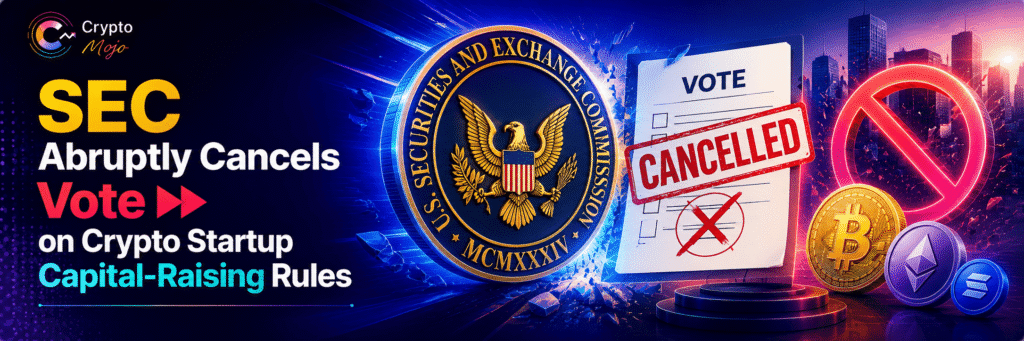SEC cancels vote on Crypto startups