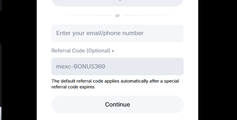 the mexc referral code 2026